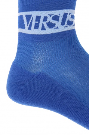 Logo-embroidered socks, zdjęcie 2 Logo-embroidered socks od Versace Versus